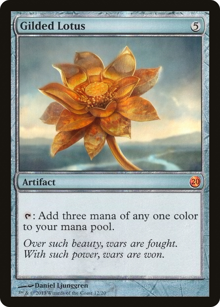 Gilded Lotus (012) Foil - From the Vault: Twenty