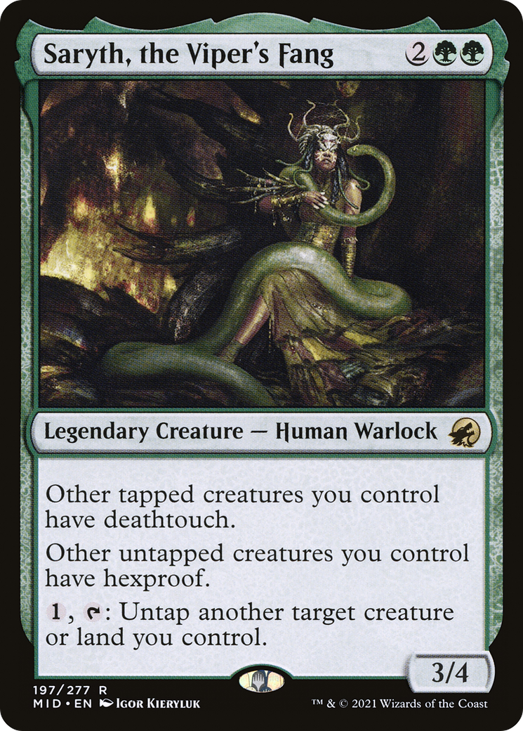 Saryth, the Viper's Fang (197) - Innistrad: Midnight Hunt
