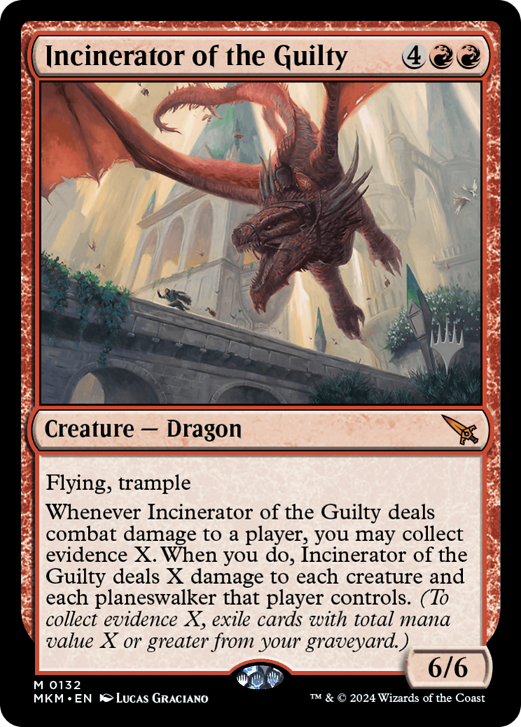 Incinerator of the Guilty (132) Foil - Murders at Karlov Manor Promos