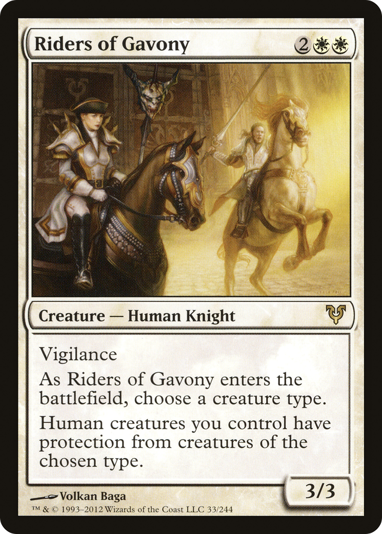 Riders of Gavony (033) Foil - Avacyn Restored