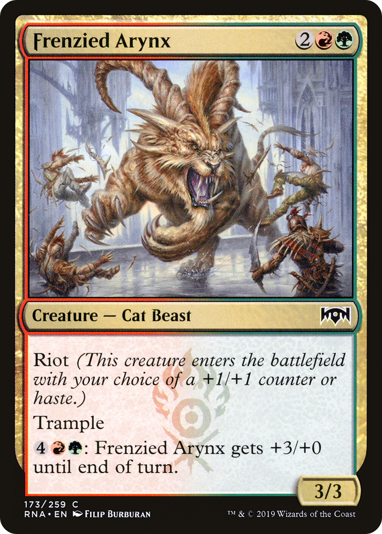 Frenzied Arynx (173) Foil - Ravnica Allegiance