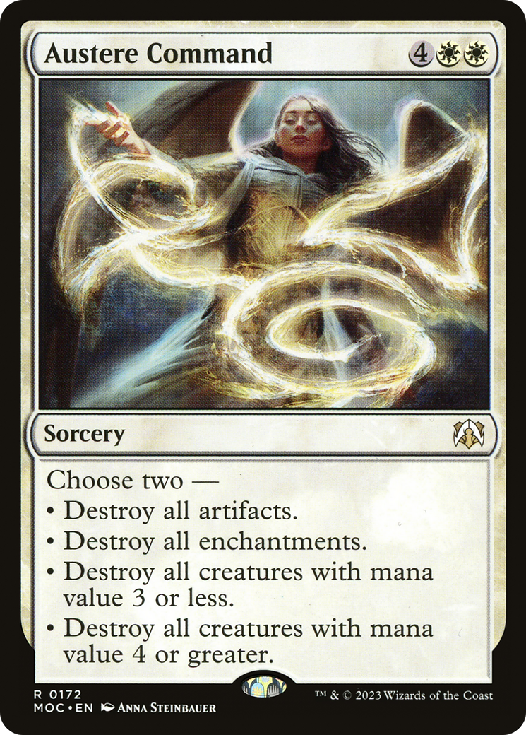 Austere Command (172) - March of the Machine Commander
