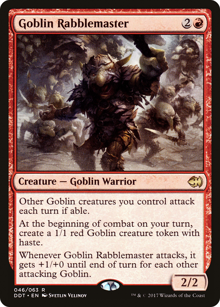 Goblin Rabblemaster (046) - Duel Decks: Merfolk vs. Goblins