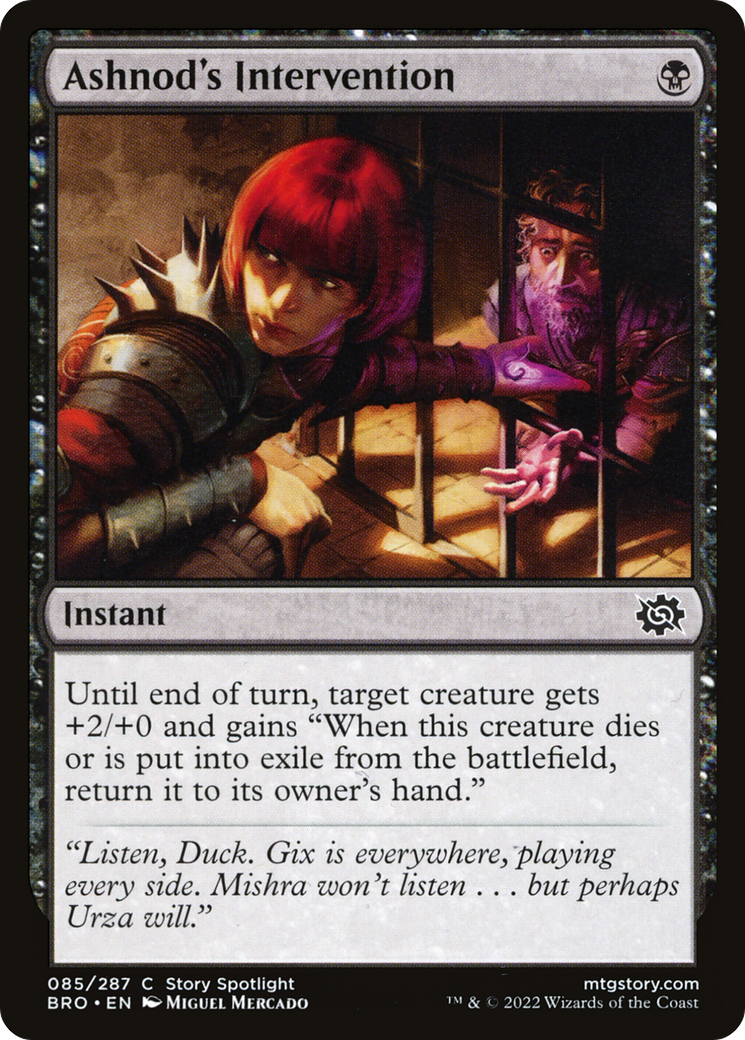 Ashnod's Intervention (085) Foil - The Brothers' War