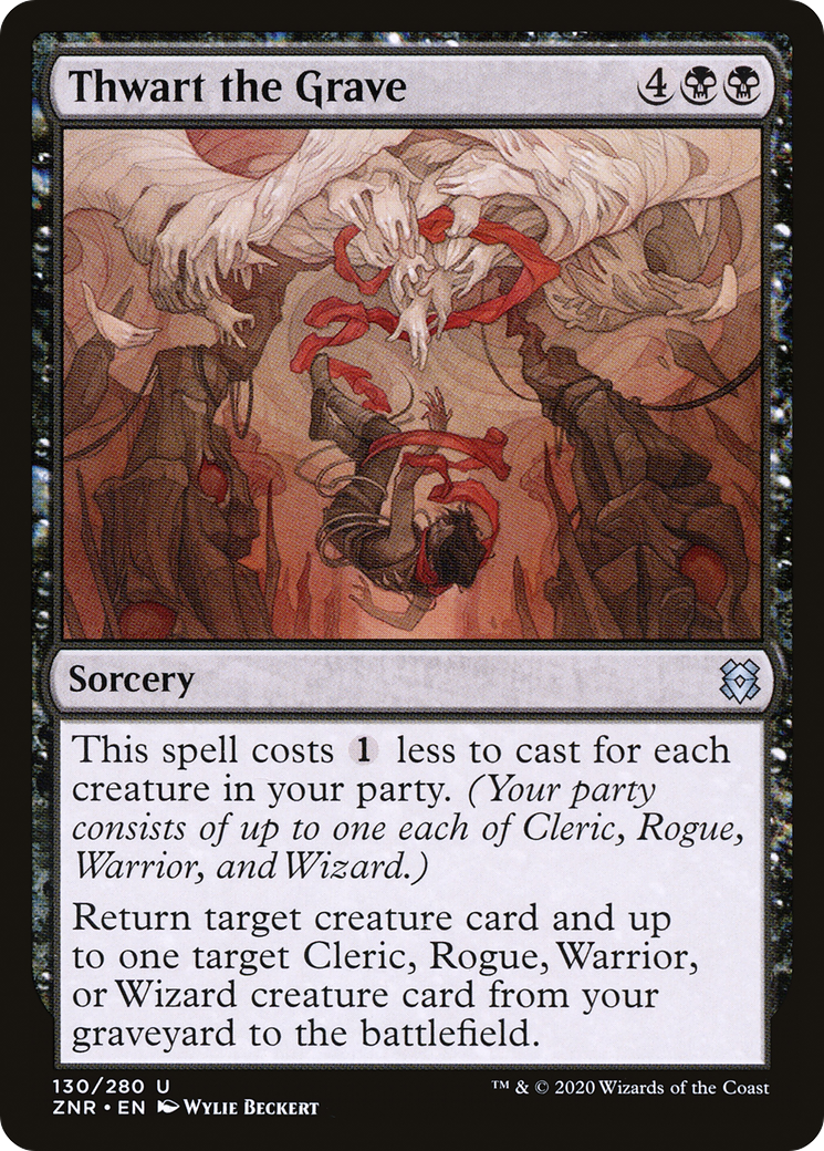 Thwart the Grave (130) Foil - Zendikar Rising