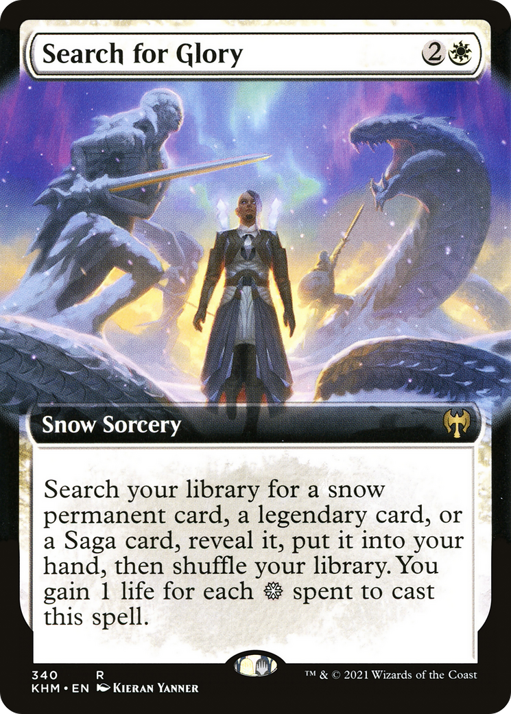 Search for Glory (Extended Art) (340) Foil - Kaldheim