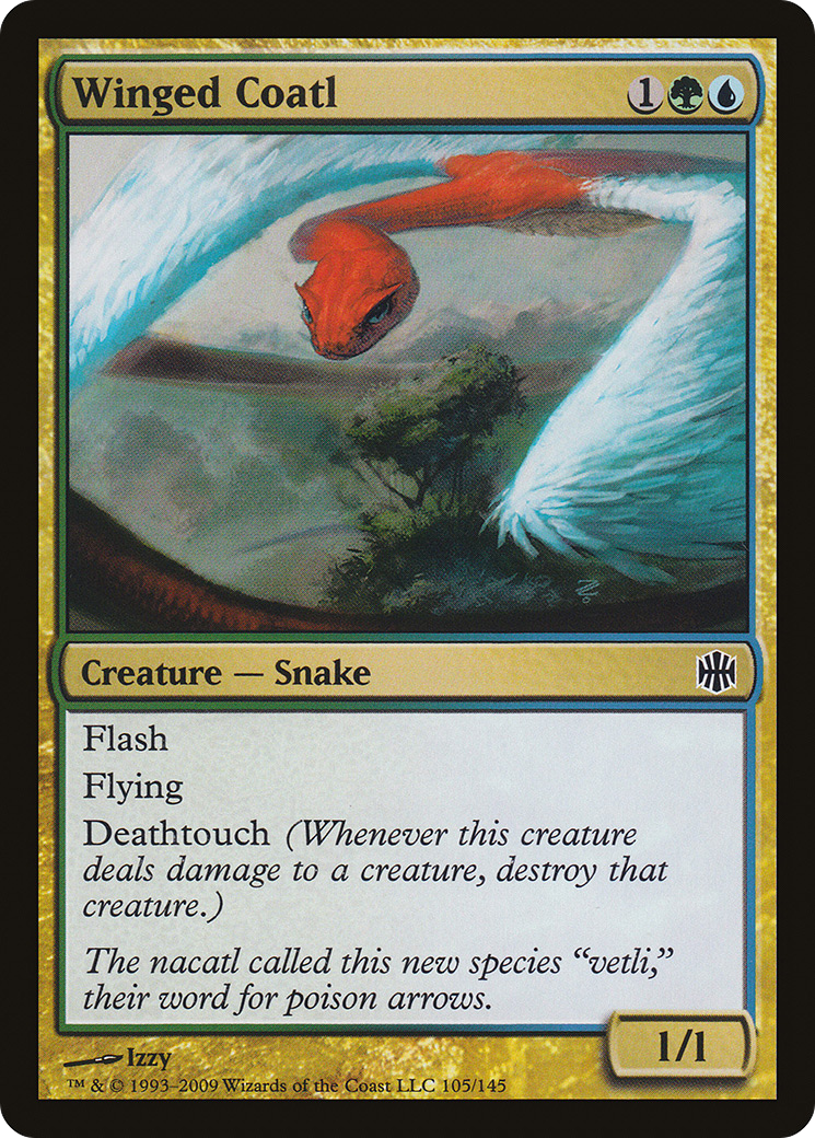 Winged Coatl (105) Foil - Alara Reborn