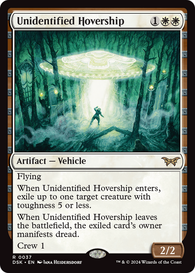 Unidentified Hovership (037) - Duskmourn: House of Horror