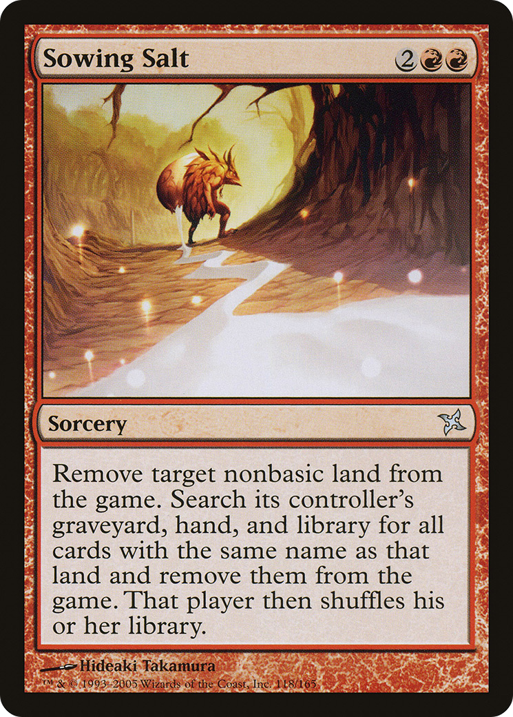 Sowing Salt (118) Foil - Betrayers of Kamigawa