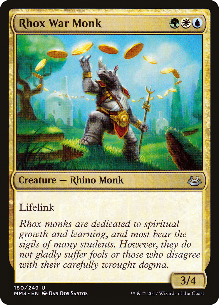 Rhox War Monk (180) Foil - Modern Masters 2017