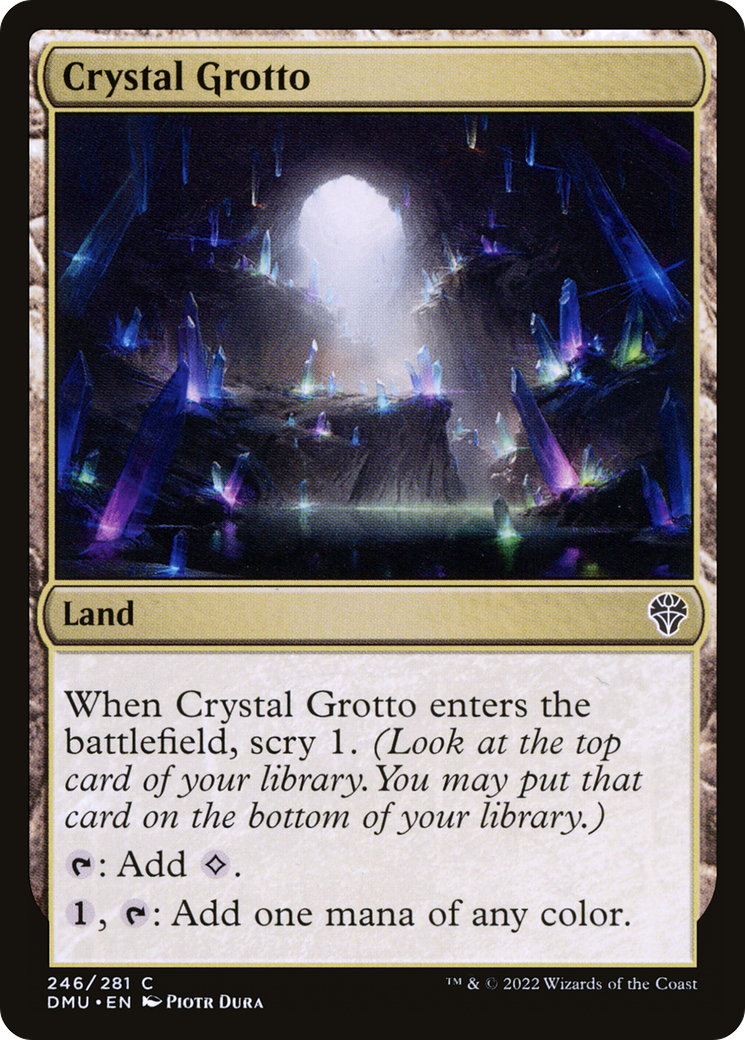 Crystal Grotto (246) - Dominaria United