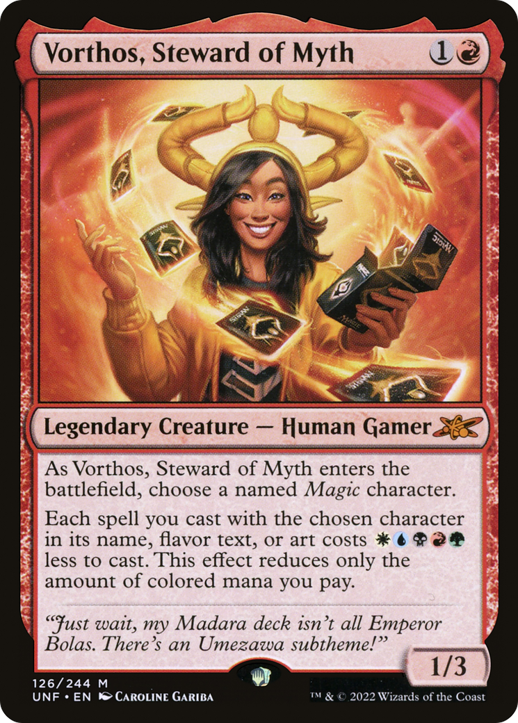 Vorthos, Steward of Myth (126) Foil - Unfinity