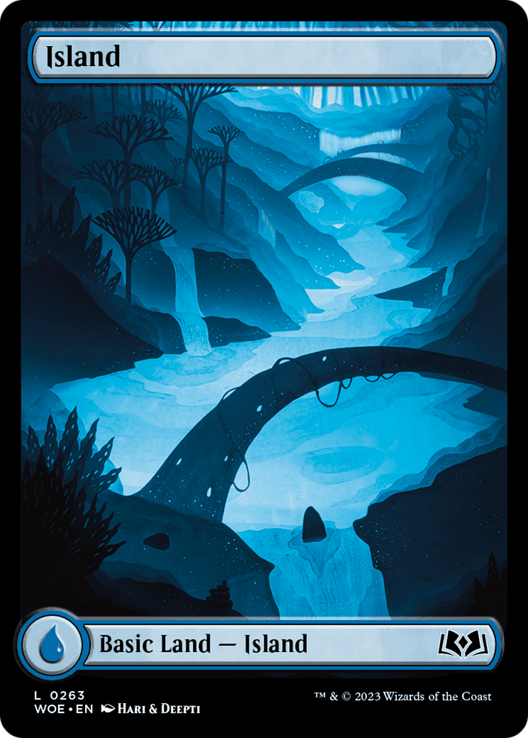Island (263) Foil - Wilds of Eldraine