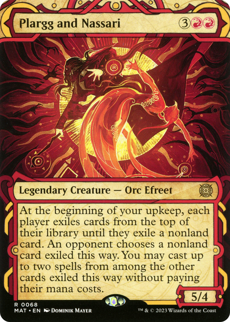 Plargg and Nassari (Showcase) (068) Foil - March of the Machine: The Aftermath