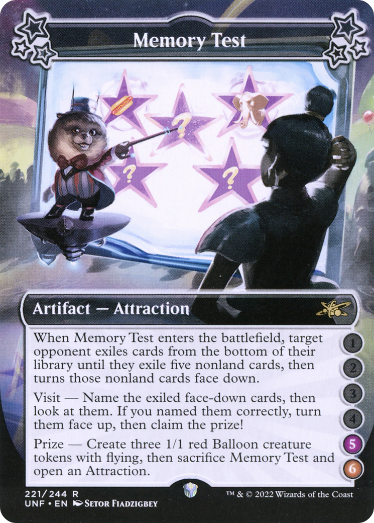 Memory Test (5-6) (221) - Unfinity