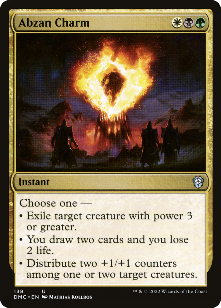 Abzan Charm (138) - Dominaria United Commander