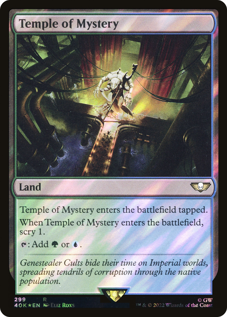 Temple of Mystery (299) Surge Foil - Warhammer 40,000 Commander