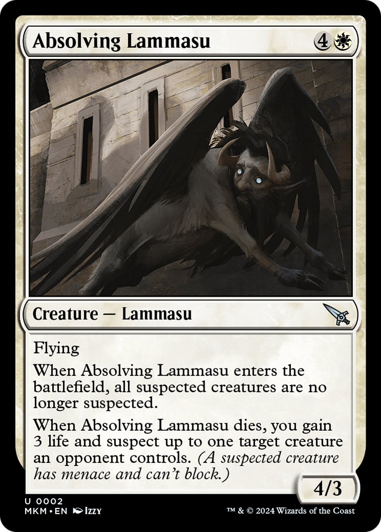 Absolving Lammasu (002) Foil - Murders at Karlov Manor