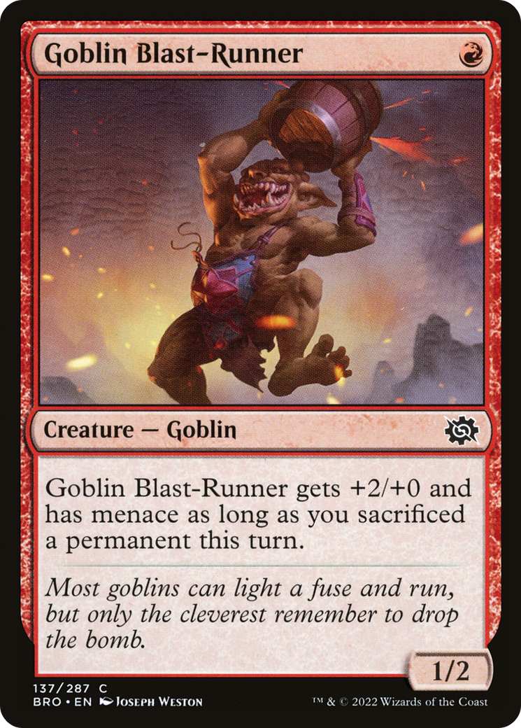 Goblin Blast-Runner (137) - The Brothers' War