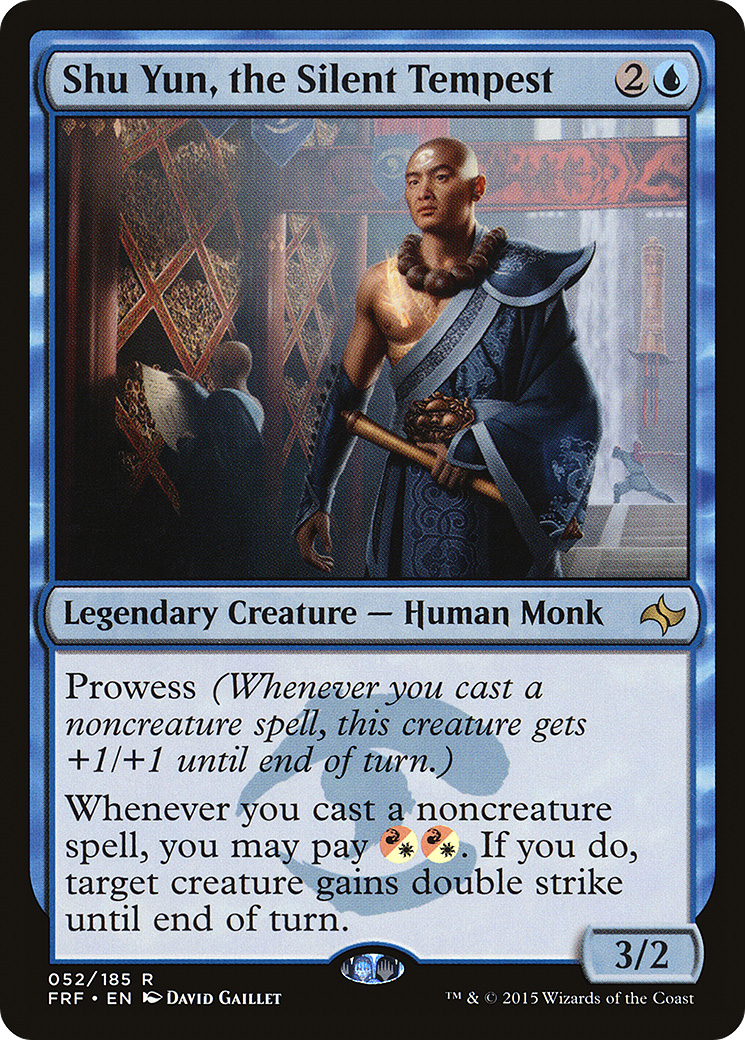 Shu Yun, the Silent Tempest (052) Foil - Fate Reforged