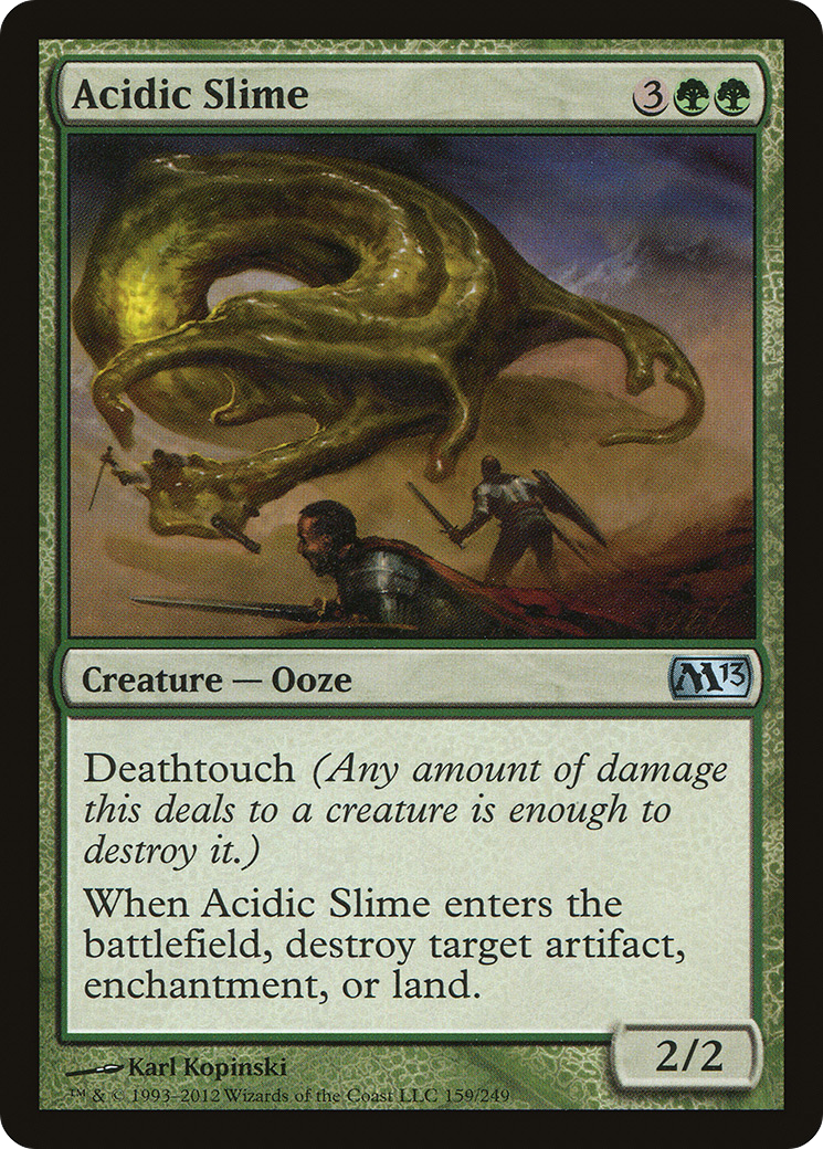 Acidic Slime (159) Foil - Magic 2013