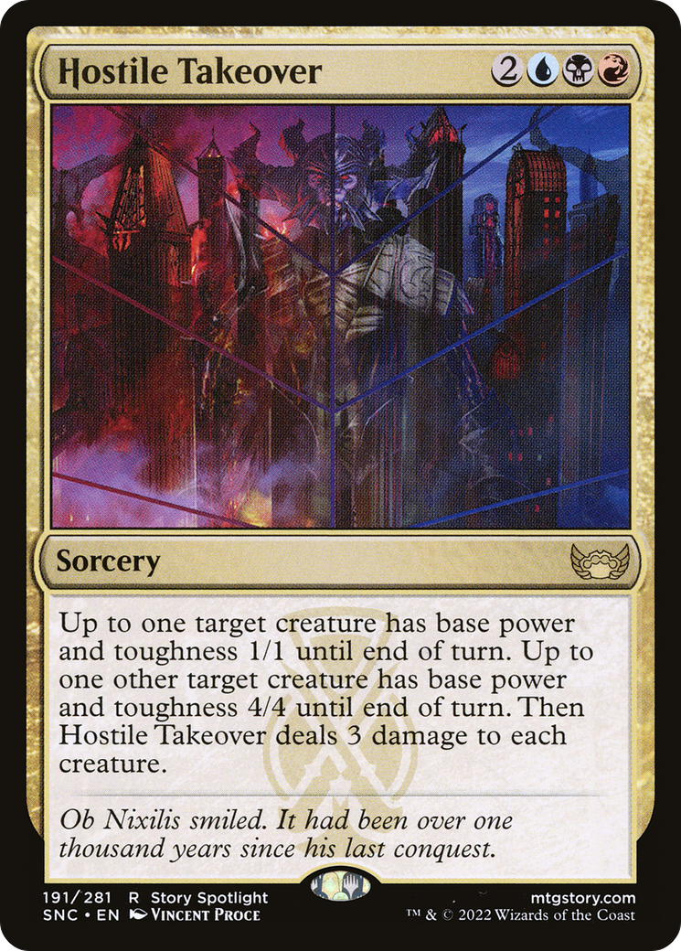 Hostile Takeover (191) Foil - Streets of New Capenna