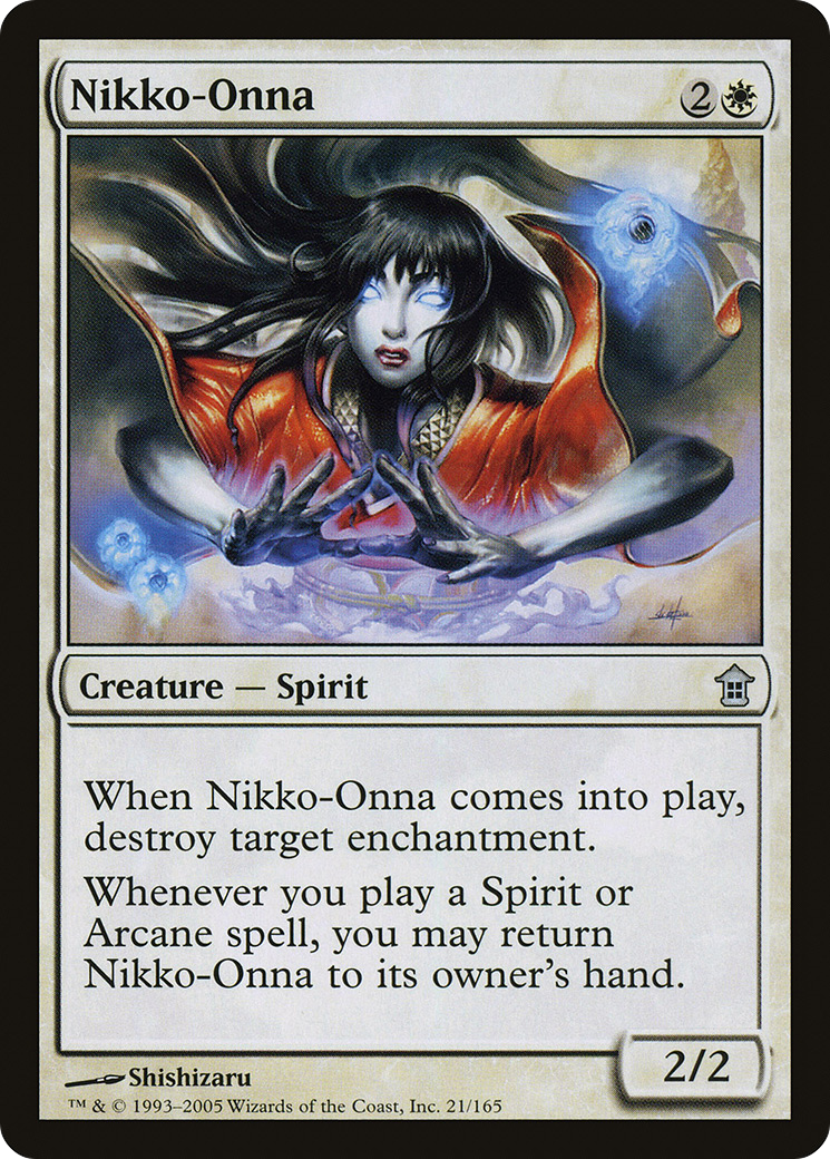 Nikko-Onna (021) Foil - Saviors of Kamigawa