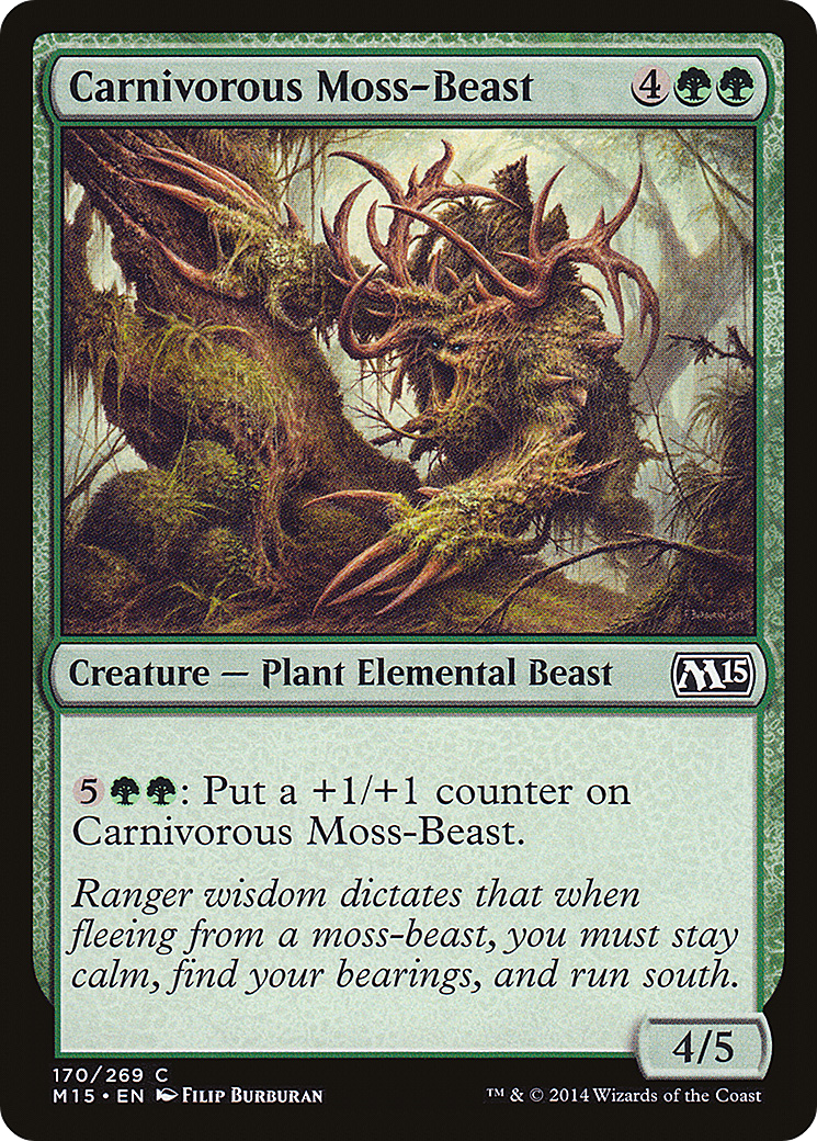Carnivorous Moss-Beast (170) - Magic 2015