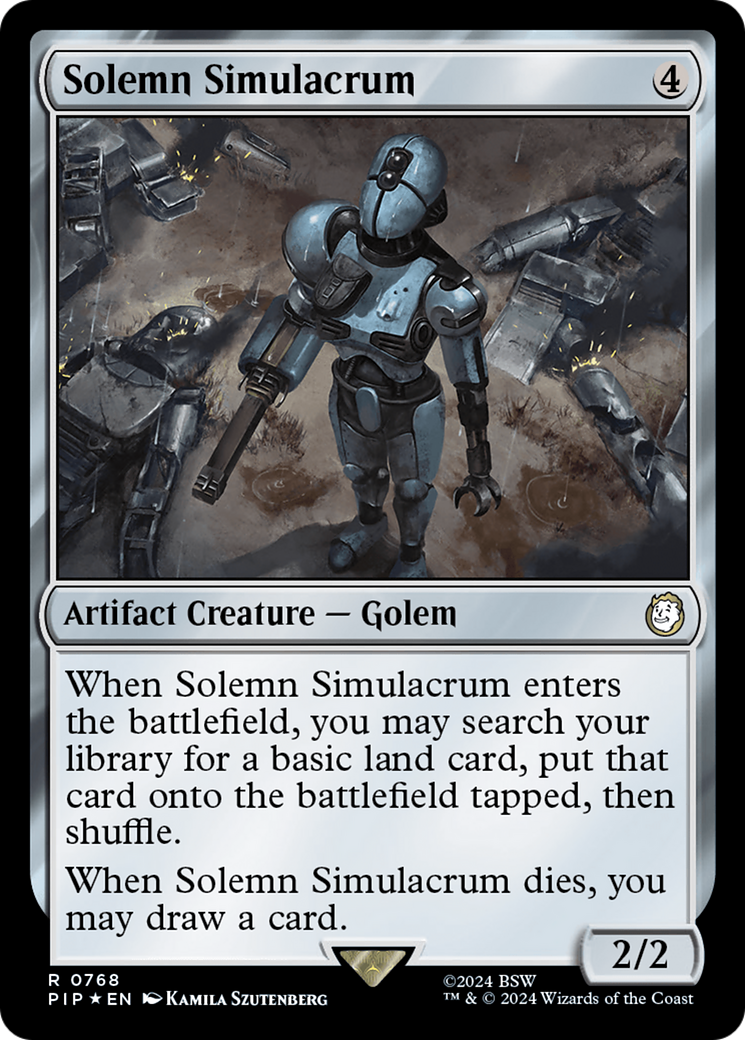 Solemn Simulacrum (Surge Foil) (768) Foil - Fallout