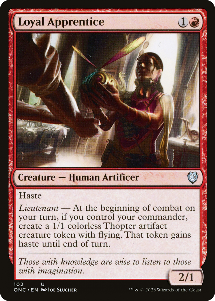 Loyal Apprentice (102) - Phyrexia: All Will Be One Commander