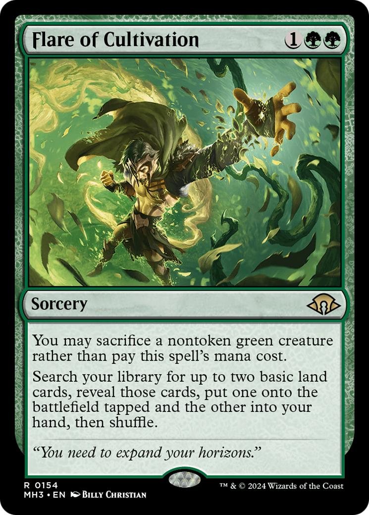 Flare of Cultivation (154) Foil - Modern Horizons 3