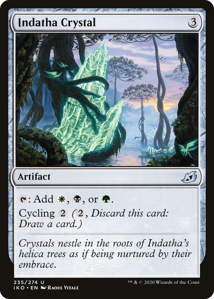 Indatha Crystal (235) Foil - Ikoria: Lair of Behemoths