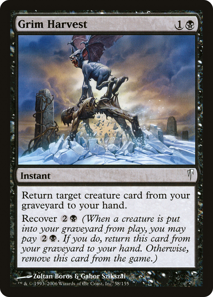 Grim Harvest (058) - Coldsnap Foil