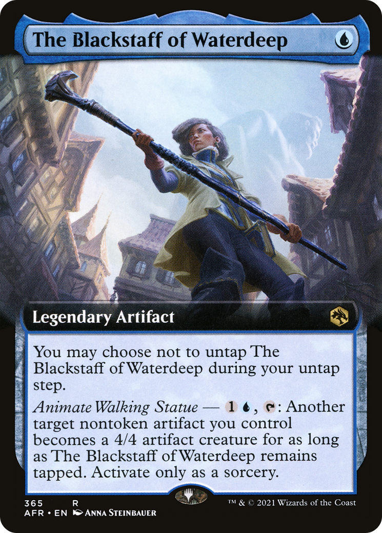 The Blackstaff of Waterdeep (Extended Art) (365) Foil - Adventures in the Forgotten Realms