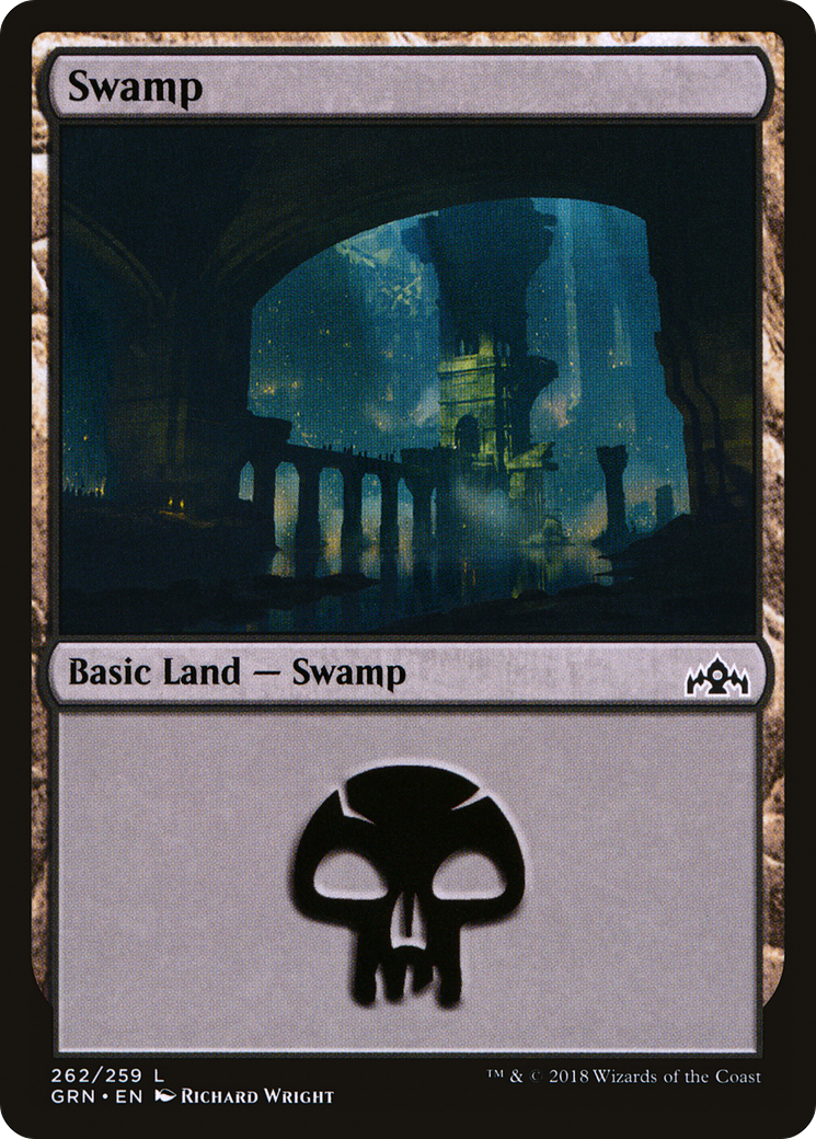 Swamp (262) Foil - Guilds of Ravnica