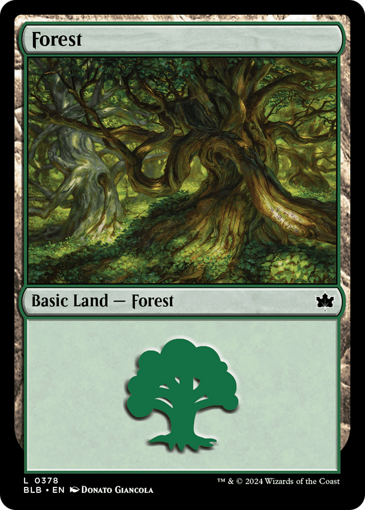 Forest (378) Foil - Bloomburrow