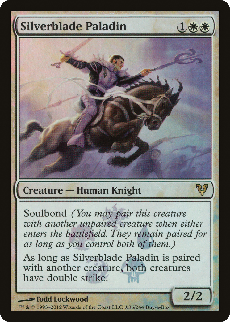 Silverblade Paladin (036) Foil - Avacyn Restored Promos