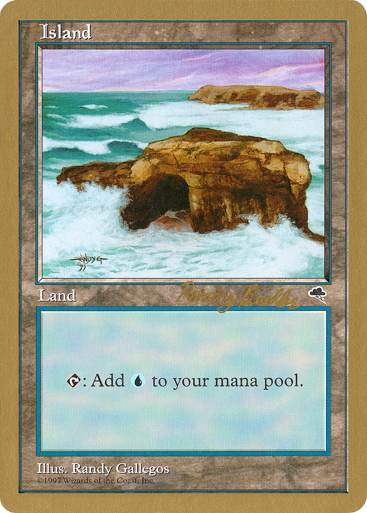 Island (Crashing Waves) - 1998 Randy Buehler (TMP) (Retro) - World Championship Decks 1998