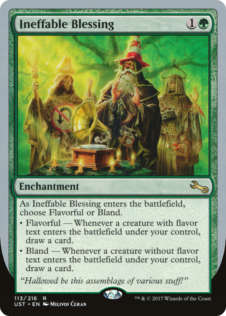 Ineffable Blessing (113a) Foil - Unstable