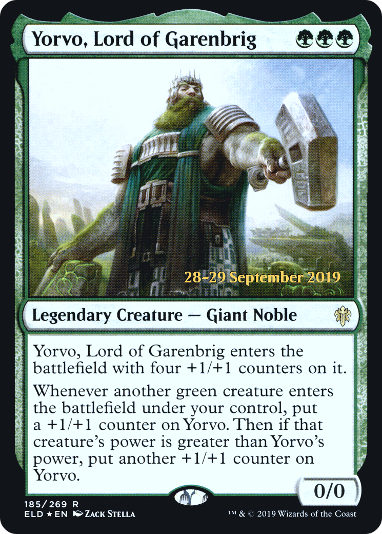 Yorvo, Lord of Garenbrig (185s) Foil - Throne of Eldraine Promos