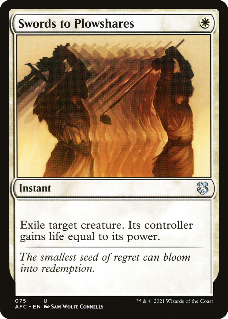 Swords to Plowshares (075) - Forgotten Realms Commander