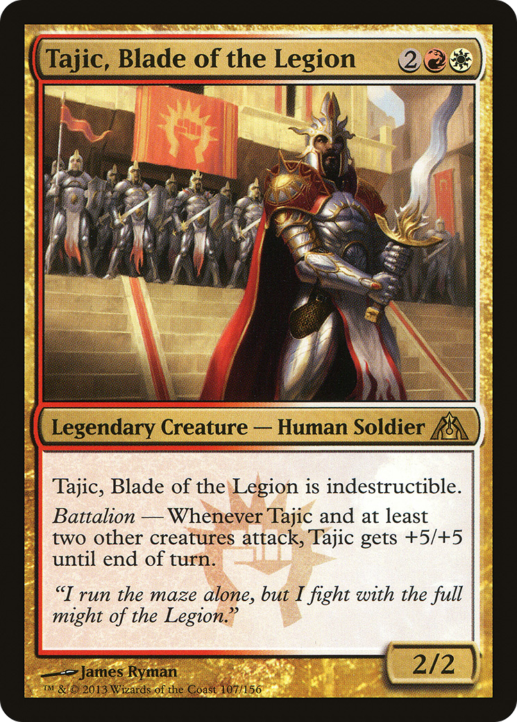 Tajic, Blade of the Legion (107) Foil - Dragon's Maze