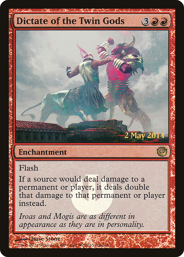 Dictate of the Twin Gods (093) Foil - Journey into Nyx Promos