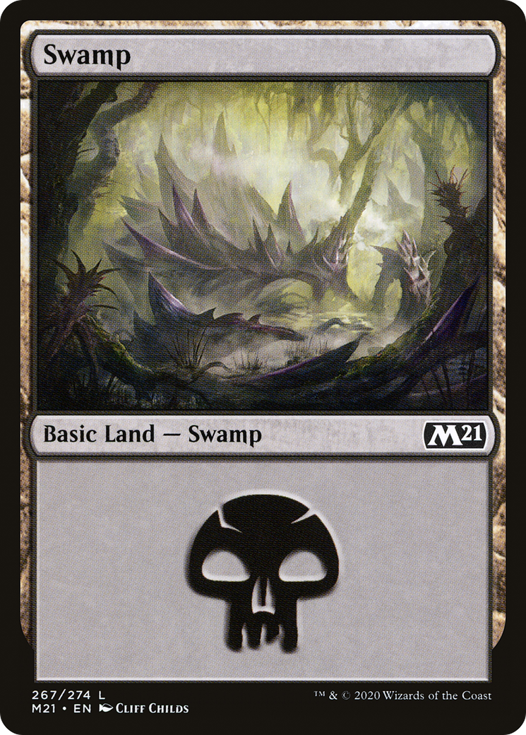 Swamp (267) Foil - Core Set 2021