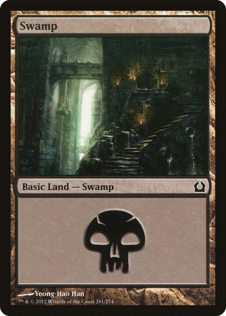 Swamp (261) Foil - Return to Ravnica
