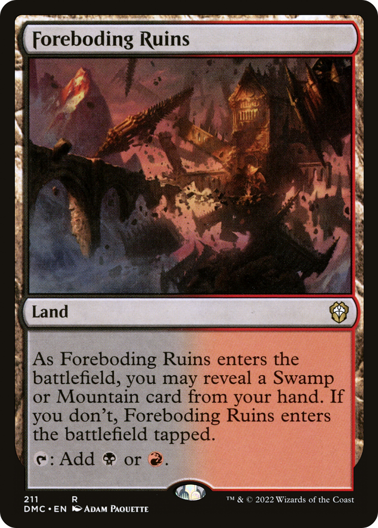 Foreboding Ruins (211) - Dominaria United Commander