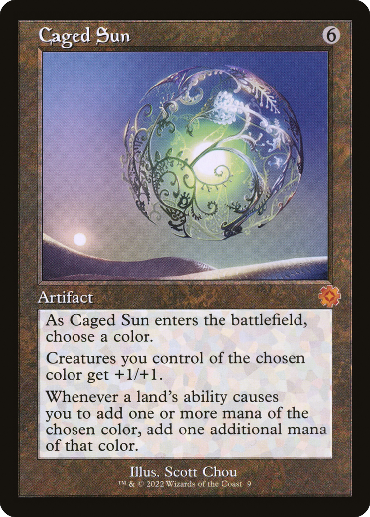 Caged Sun (Retro) (009) Foil - The Brothers' War Retro Artifacts