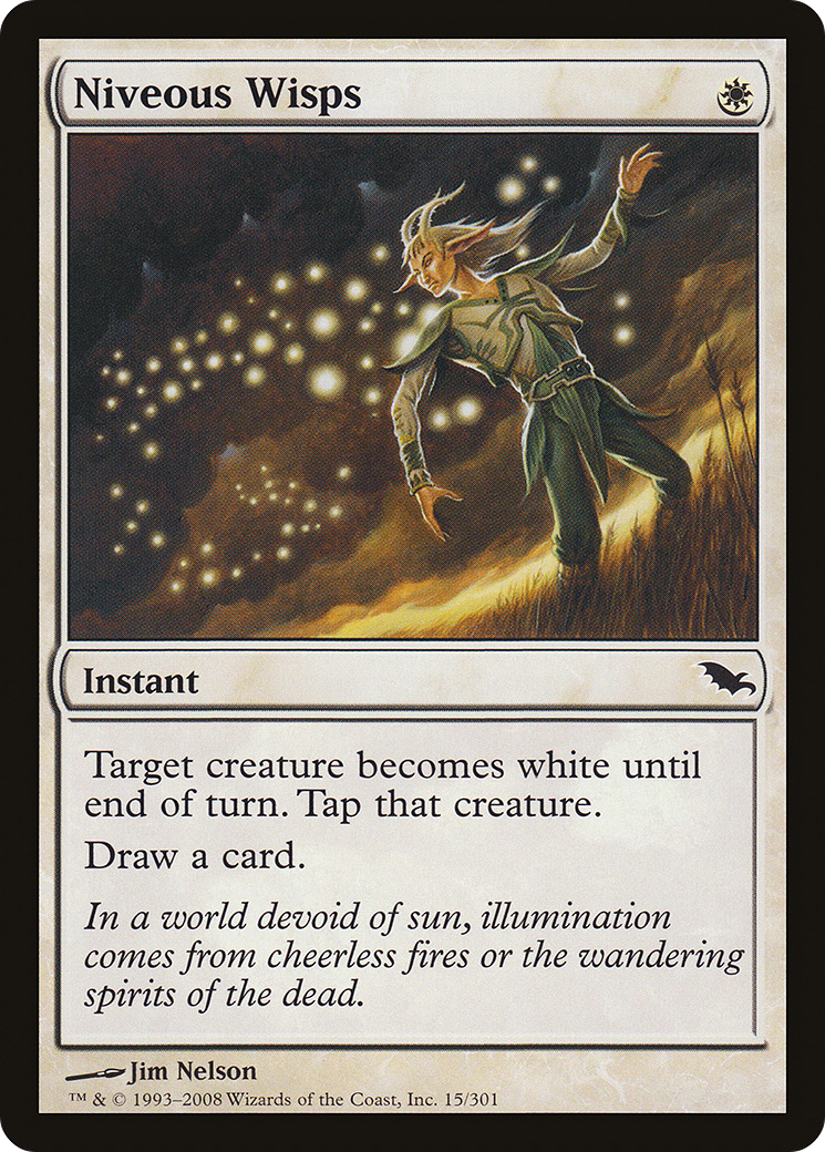 Niveous Wisps (015) Foil - Shadowmoor