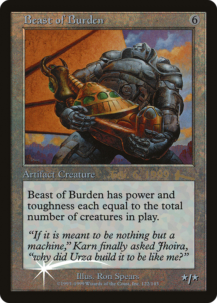 Beast of Burden (Promo) (122) Foil - Urza's Legacy