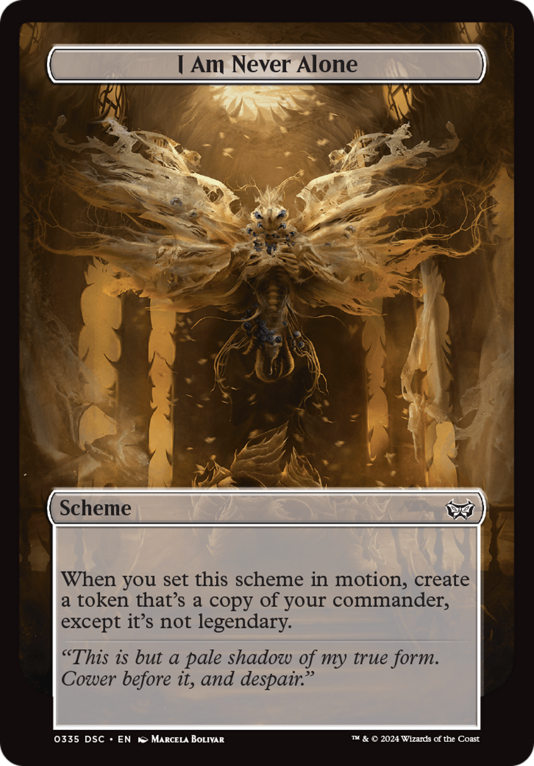 I Am Never Alone (Full Art) (335) - Duskmourn: House of Horror Commander